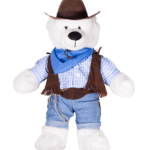 Cowboy met bruine cowboyhoed | Knuffel Outfit | Knuffelbeer | Knuffelbeest | Teddybeer | Teddy Mountain | Make Your Teddy | Helmond