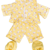 Gele Kip Pyjama Outfit met slofjes,,knuffels ,knuffelbeest ,knuffeldier ,knuffel ,teddiebeer ,teddy ,teddie, teddybeer ,teddybear, bear, plush, Stuffed Animals, Unstuffed, Unstuffed Plush, Plushies, teddymountain, build your bear, Helmond, Nederland, zelf knuffel maken, maak je knuffel, www.makeyourteddy.nl, Shop Online, Webshop, Online Knuffels, Teddybeer, Knuffelbeer, Knuffelbeest, Knuffeldier, Knuffeltje, Teddybear, DIYKNUFFEL, DIY-KNUFFEL, Knuffel Maken, Knuffel-maken, Zelf-Knuffel-Maken, Knuffelwinkel, knuffelstore, knuffelshop, onlineknuffelwinkel, online-Knuffelwinkel, Berenshop, Berenstore, Berenwinkel, Teddybeerwinkel, Cuddle, Build A Teddy Bear, Oberhausen, Duitsland, België, Berenfijn, Beregoed, Berengoed, Atelier, Winkel, Webwinkel, Webshop, Brandstore, Speelgoedwinkel, Speelgoed, Toys, Trend, Online, Cadeau, Geschenk, Gift, Kado, Kids, Kinderen, Kinderfeest, Verjaardagsfeest, Geslaagd, Verjaardag, Partijtje, Feest, Vakantiepark, Bungalowpark, Camping, Animatie, Team, Kidsworkshop, Kidsparty, Kinder, Kinderen, Peuters, Kleuters, Kids, Kindercadeau, Workshop, Make-your-Teddy, Build, Your, Bear, Teddybear, Teddy-Mountain, CE, Keurmerk, Kindveilig, Getest, Kwaliteit, 8”, 16”,