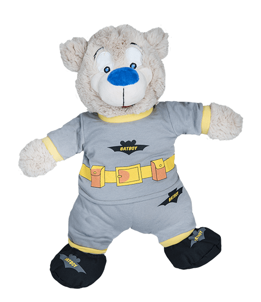Batboy, Pyjama, Outfit, Slofjes, PJ, ,TED0067912402692, ,knuffels ,knuffelbeest ,knuffeldier ,knuffel ,teddiebeer ,teddy ,teddie, teddybeer ,teddybear, bear, plush, Stuffed Animals, Unstuffed, Unstuffed Plush, Plushies, teddymountain, build your bear, Helmond, Nederland, zelf knuffel maken, maak je knuffel, www.makeyourteddy.nl, Shop Online, Webshop, Online Knuffels, Teddybeer, Knuffelbeer, Knuffelbeest, Knuffeldier, Knuffeltje, Teddybear, DIYKNUFFEL, DIY-KNUFFEL, Knuffel Maken, Knuffel-maken, Zelf-Knuffel-Maken, Knuffelwinkel, knuffelstore, knuffelshop, onlineknuffelwinkel, online-Knuffelwinkel, Berenshop, Berenstore, Berenwinkel, Teddybeerwinkel, Cuddle, Build A Teddy Bear, Oberhausen, Duitsland, België, Berenfijn, Beregoed, Berengoed, Atelier, Winkel, Webwinkel, Webshop, Brandstore, Speelgoedwinkel, Speelgoed, Toys, Trend, Online, Cadeau, Geschenk, Gift, Kado, Kids, Kinderen, Kinderfeest, Verjaardagsfeest, Geslaagd, Verjaardag, Partijtje, Feest, Vakantiepark, Bungalowpark, Camping, Animatie, Team, Kidsworkshop, Kidsparty, Kinder, Kinderen, Peuters, Kleuters, Kids, Kindercadeau, Workshop, Make-your-Teddy, Build, Your, Bear, Teddybear, Teddy-Mountain, CE, Keurmerk, Kindveilig, Getest, Kwaliteit, 8”, 16”,