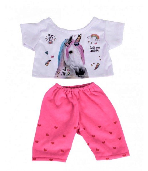 3035_glitter_unicorn_shirt_w_pink_pants_40cm_Make-Your-Teddy_KidsWorkshop