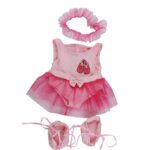 Ballerina Pakje, Balletpakje, Balletschoentjes, Hoofdband, TED3004, Knuffel outfit_Make-Your-Teddy_Kidsworkshop