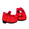 Multi Dot Red High Heels, TED0067912404092, Knuffel Schoentjes, Make-Your-Teddy KidsWorkshop_1