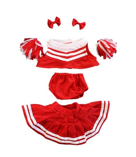 Cheerbear Cheerleader tenue_TED067912402210_Make-Your-Teddy_KidsWorkshop