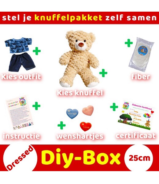 DIY-BOX 25cm DRESSED_Make-Your-Teddy_KidsWorkshop