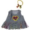 Gold Heart Dress_Ted00647045200684_Make-Your-Teddy_KidsWorkshop