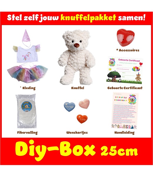 Diy-Box Knuffelpakket 25cm_Make-Your-Teddy_KidsWorkshop_2