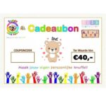cadeaubon 40,00 Make-Your-Teddy KidsWorkshop