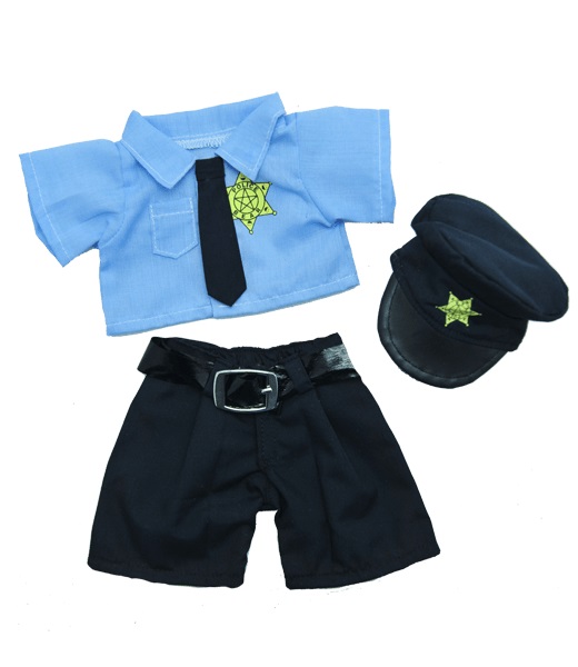 Politie Agent Outfit_TED0067912402447_Make-Your-Teddy_KidsWorkshop