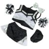 Cheerleader Silver Outfit-TED0067912402792_Make-Your-Teddy_KidsWorkshop