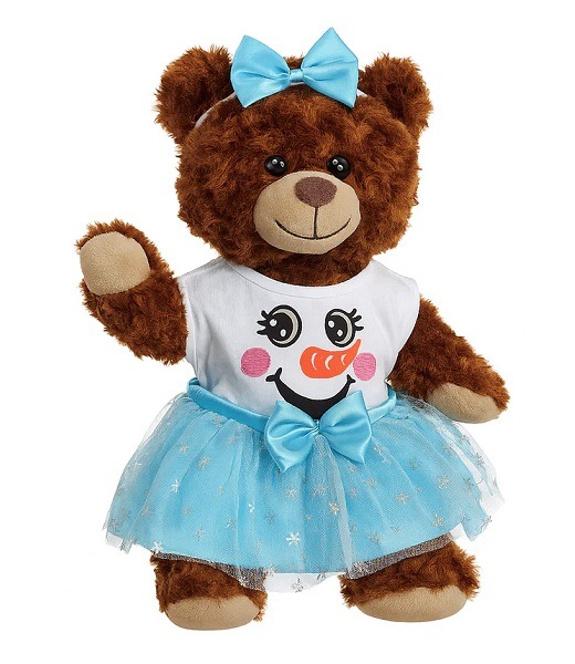 Charlie Snowman Dress_TED0067812400564_Make-Your-Teddy KidsWorkshop