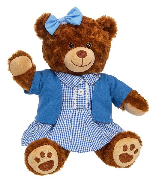 Girls School Uniform Blue_TED0067812400554_Make-Your-Teddy KidsWorkshop