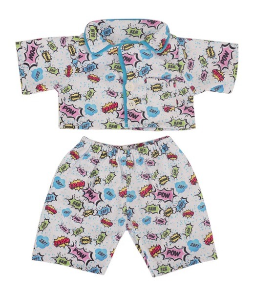 Super Hero Pyjama_TED0067812400551_Make-Your-Teddy KidsWorkshop