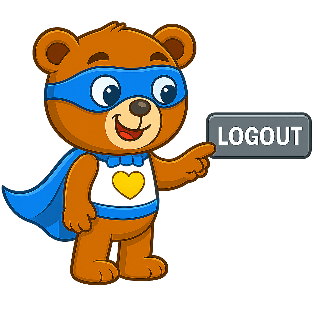 Logout account _ Make-Your-Teddy KidsWorkshop