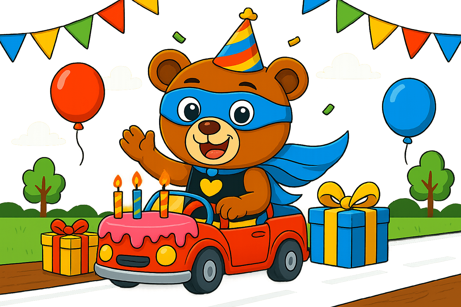 Party Beer in auto _ Make-Your-Teddy KidsWorkshop