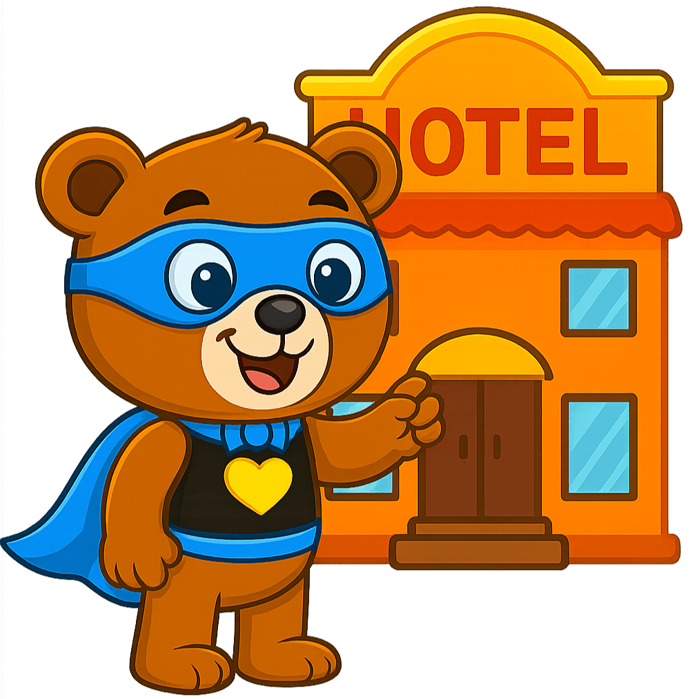 Teddy bij het Hotel _ Make-Your-Teddy KidsWorkshop