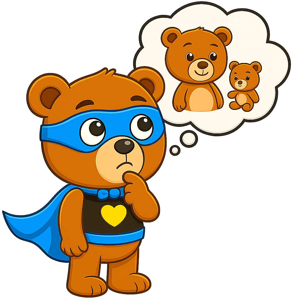 Teddy denkt na 25cm of 40cm _ Make-Your-Teddy KidsWorkshop