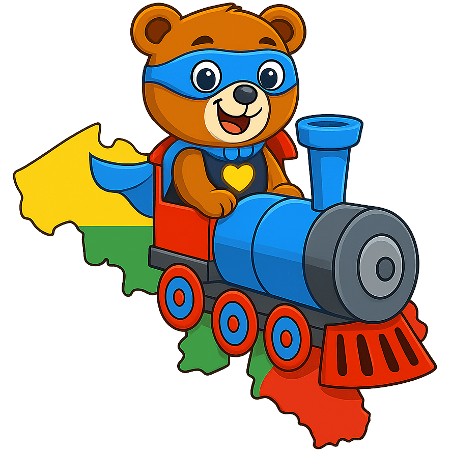 Trein België Nederland _ Make-Your-Teddy KidsWorkshop