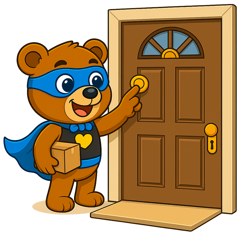 Pakket bezorging _ Make-Your-Teddy KidsWorkshop