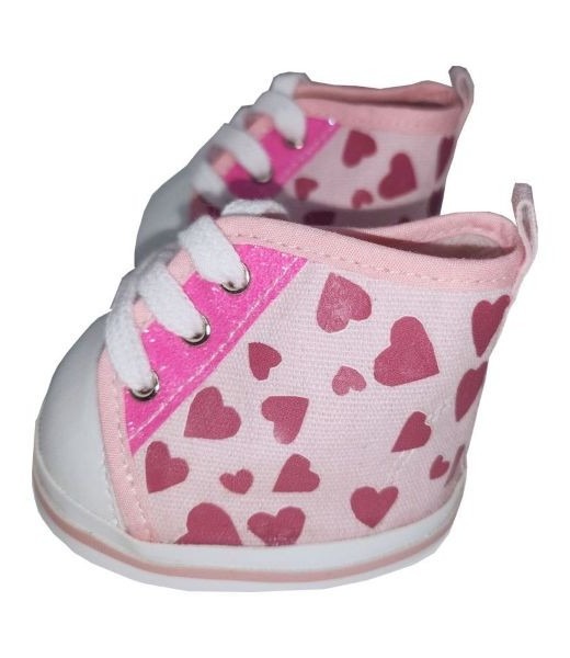 Pink heart Schoentjes_TED00647045123032_Make-Your-Teddy KidsWorkshop