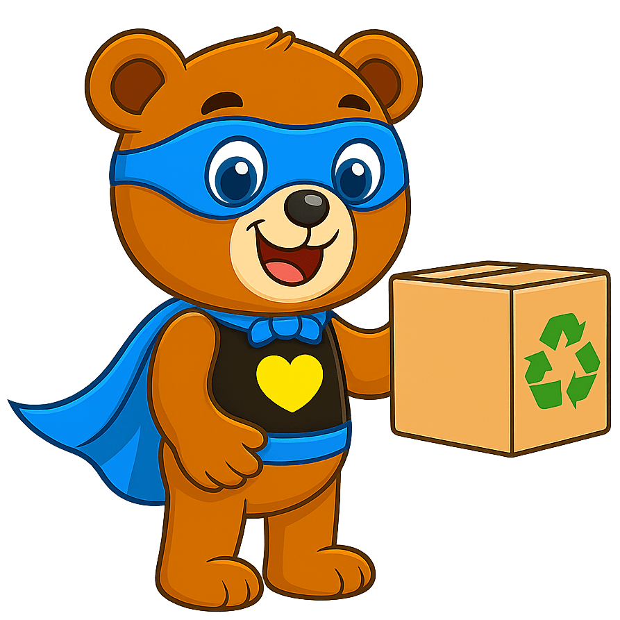 Recyclebare verpakking _ Make-Your-Teddy KidsWorkshop