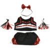 Cheerleader Outfit Red_TED0070016183044_Make-Your-Teddy KidsWorkshop